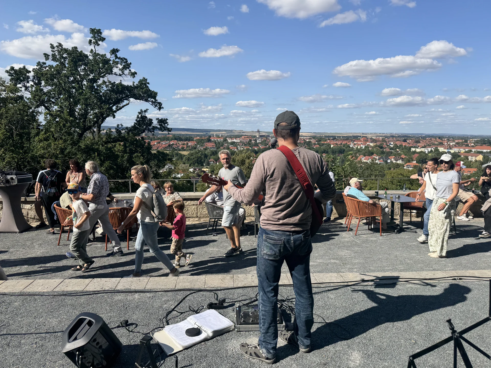 Musizieren mit schöner Aussicht