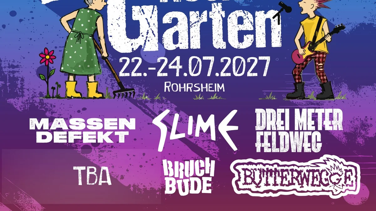 Rock im Garten Plakat 2027